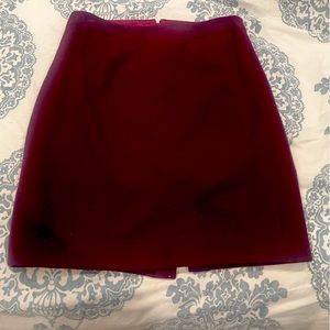 J.Crew Heavy Wool and Poly Lined Burgundy No. 2 Pencil Skirt, Size 6